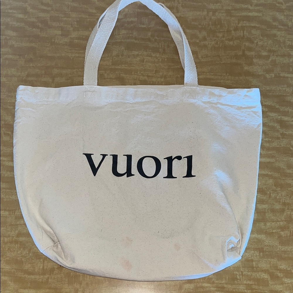 Vuori Natural 100% Cotton Canvas Tote Bag